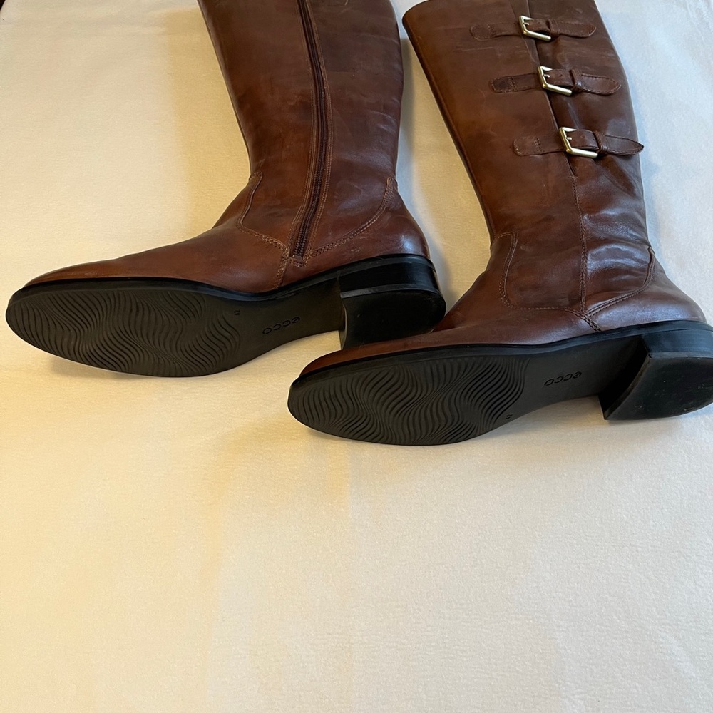 Classic Women's Tall Riding Boots - Brown - Picture 5 of 7